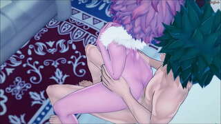 Мина янындағы стенаны үҙ командаһы буйынса иптәше Мидория мазиева трахать идзука - Хентай MHA.