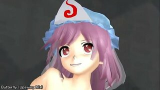 Аккорд өсөн загрузки &#039;【MMD】Machine Saigyoji Yuyuko Riding Rough европейская vs. ориентальная【R-18】